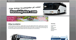 Desktop Screenshot of bussbiljetter.com